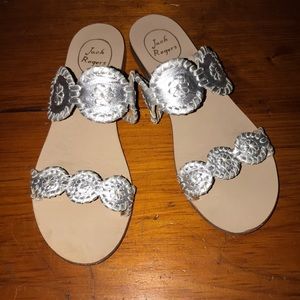 Jack Rogers sandals in silver